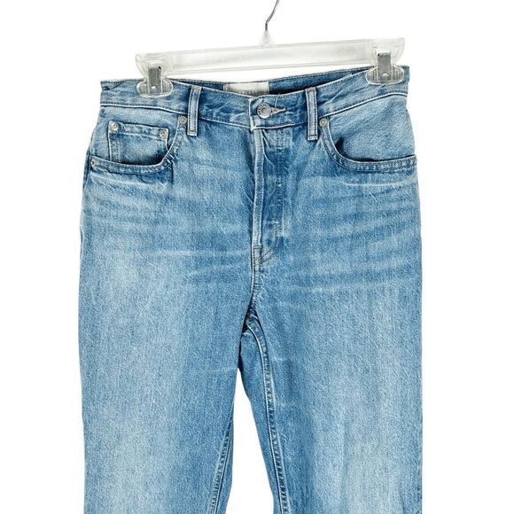 EVERLANE The Curvy 90s Cheeky Straight Denim Jean Light Wash Button fly Size 26 - Picture 4 of 8